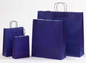 Blaue Papierkordeltaschen Boutique
