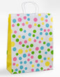 Stabile Papierkordeltaschen mit Konfetti-Motiv, ideal als Geschenkverpackung, Größenformat 32x12x41cm