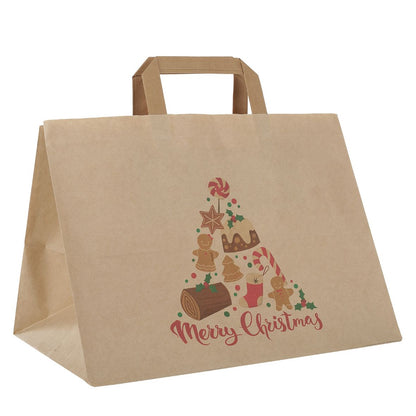 Take-Away Gastrotaschen für Weihnachten mit X-Mas Motiv
