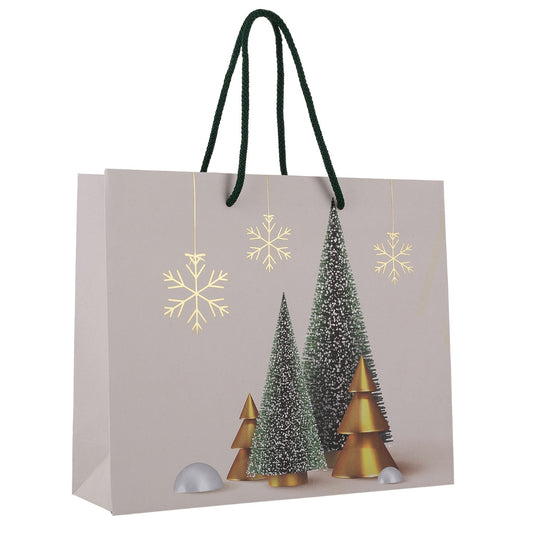 Moderne Papiertragetaschen für Weihnachtsgeschenke