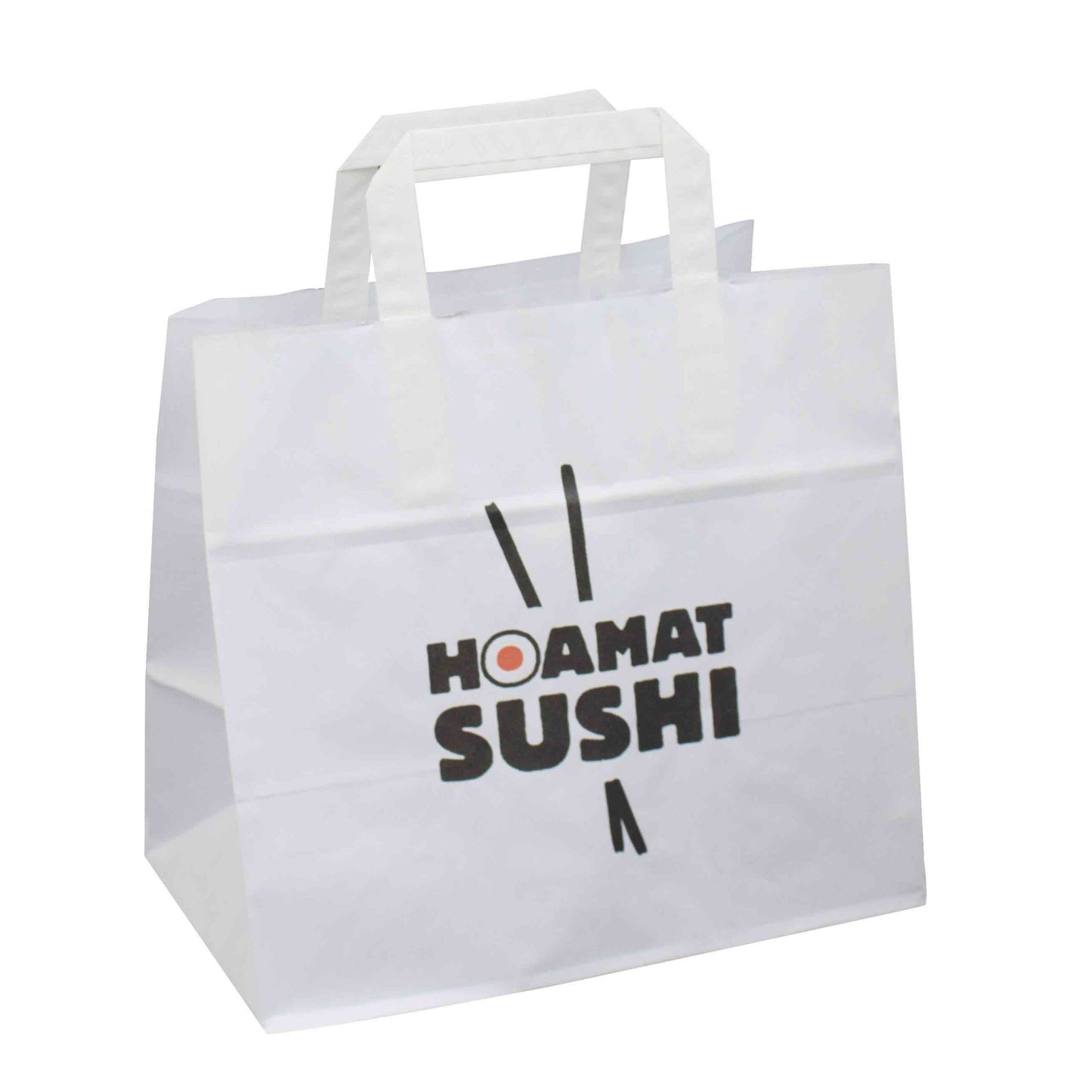 Gastrotaschen "Shopper" in Weiß mit Werbedruck und schneller Lieferung